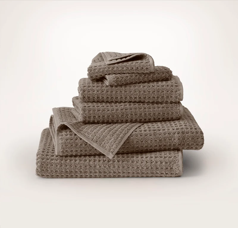 Turkish Waffle Bath Towel Set