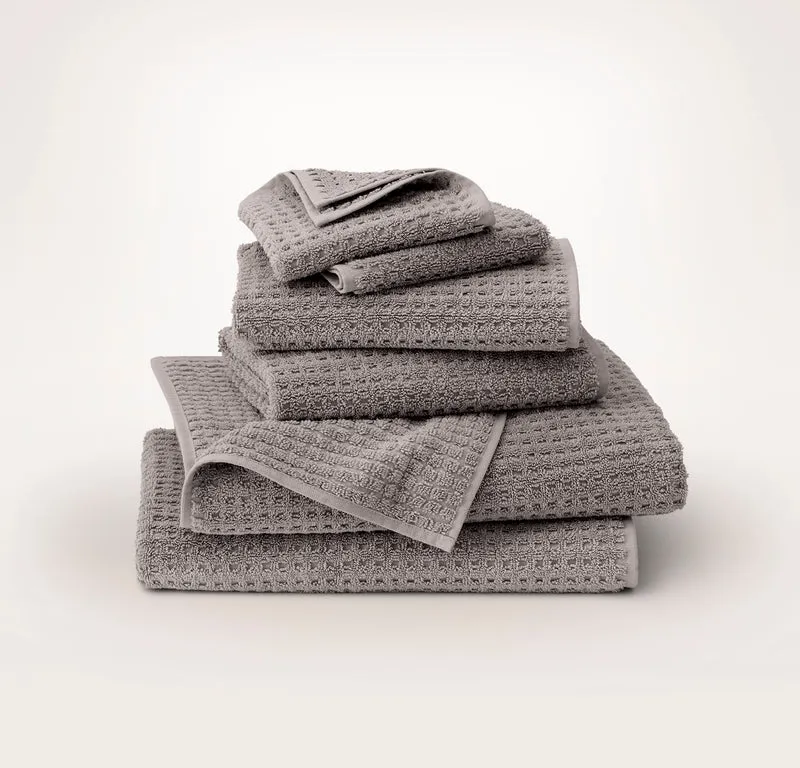 Turkish Waffle Bath Towel Set