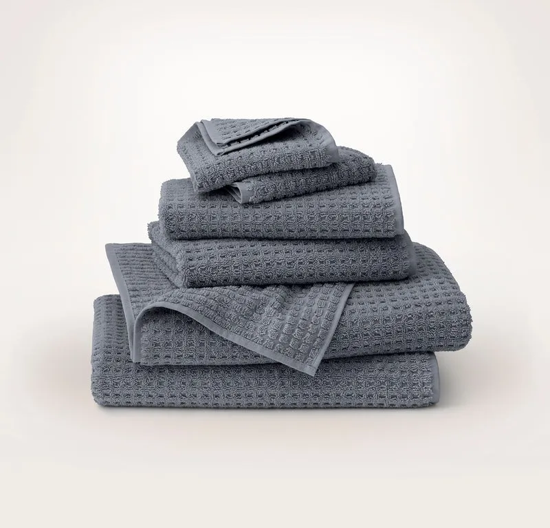 Turkish Waffle Bath Towel Set
