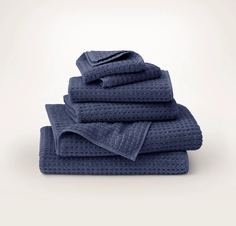Turkish Waffle Bath Towel Set