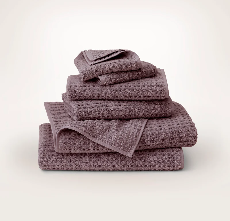 Turkish Waffle Bath Towel Set