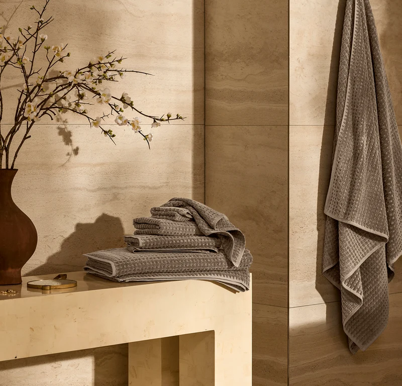Turkish Waffle Bath Sheet Set