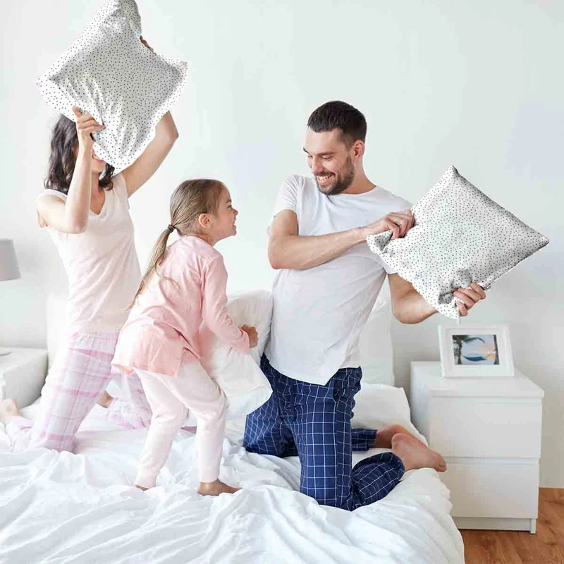 Gesundheitskissen Schwarz gepunktet
