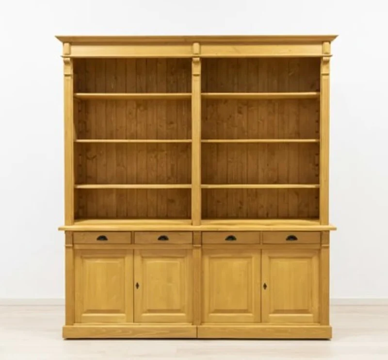 Casa Padrino Bücherregal im Landhausstil, 223 x 51 x 240 cm