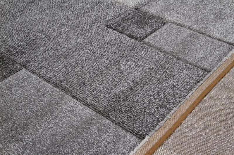 Tappeto Moderno Timelapse Grigio
