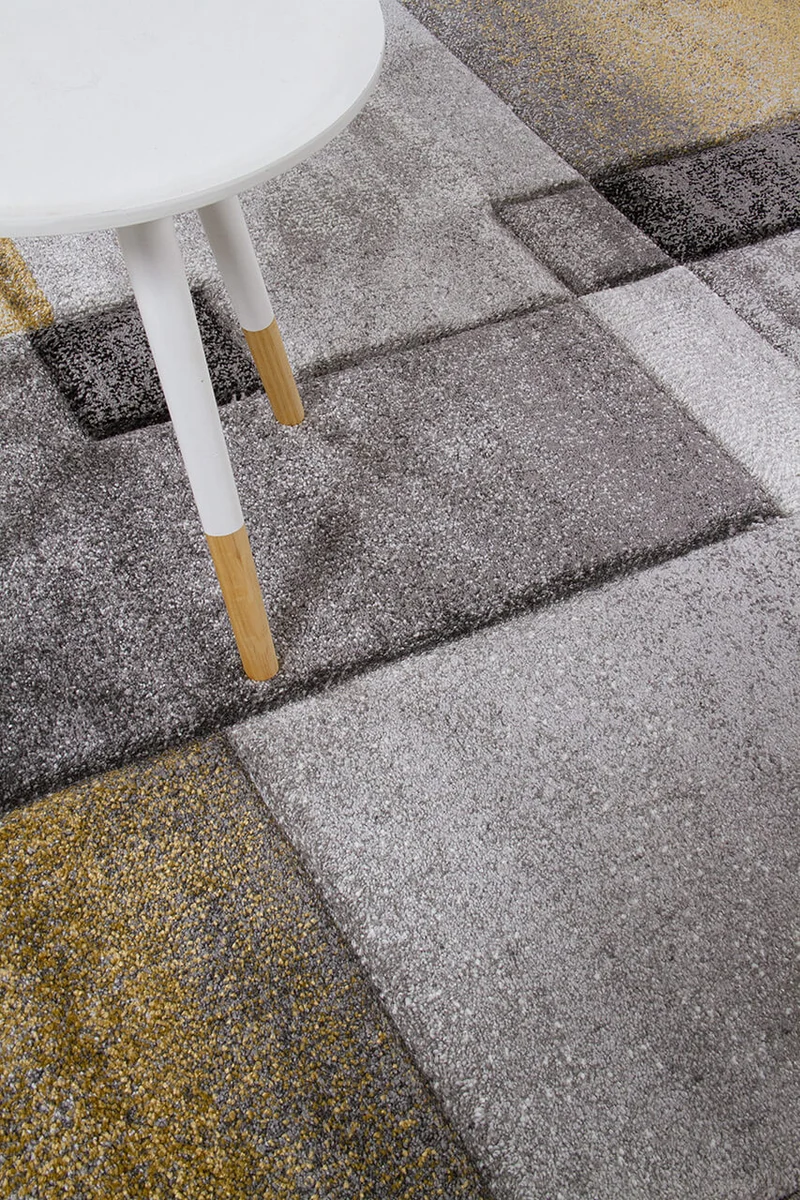 Tappeto Moderno Timelapse Grigio