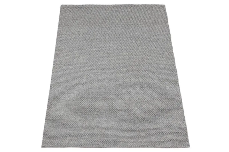 Tappeto Moderno Naive Grigio