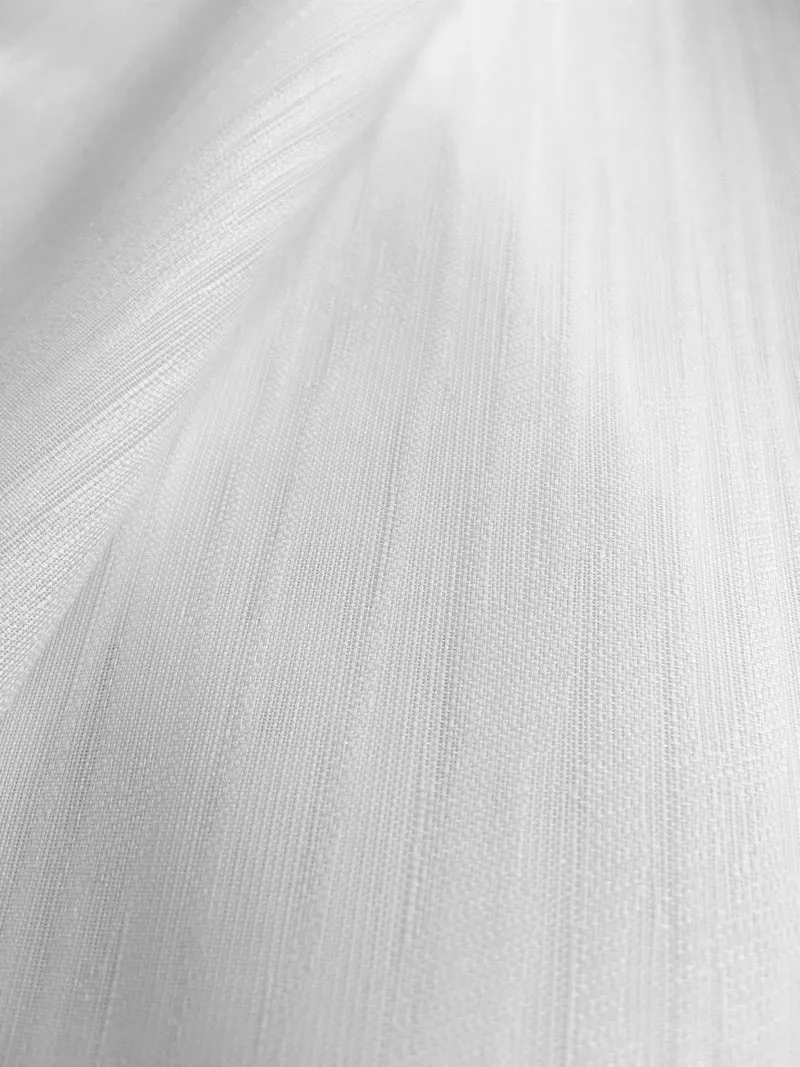 Gardinenstoff Weave - white 290 cm