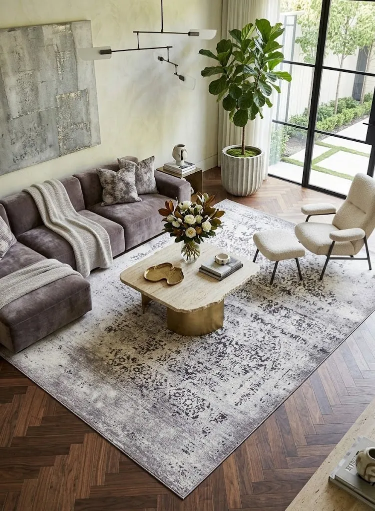 Tappeto Vintage Argentella Beige