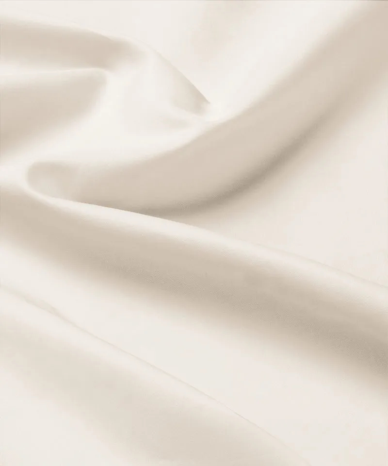 Bettwäsche Set & Spannbettlaken aus Perkal | Chalk White