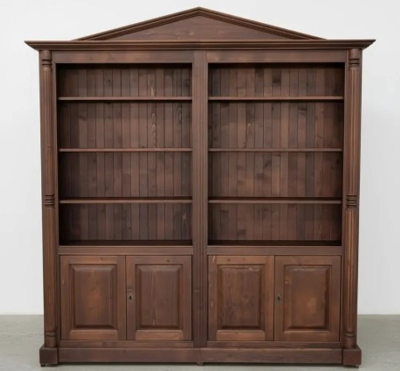 Casa Padrino Bücherregal im Landhausstil, 220 x 38 x 230 cm