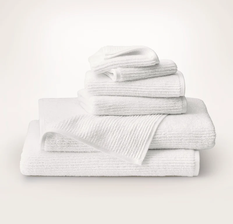 Turkish Ribbed Bath Sheet Set