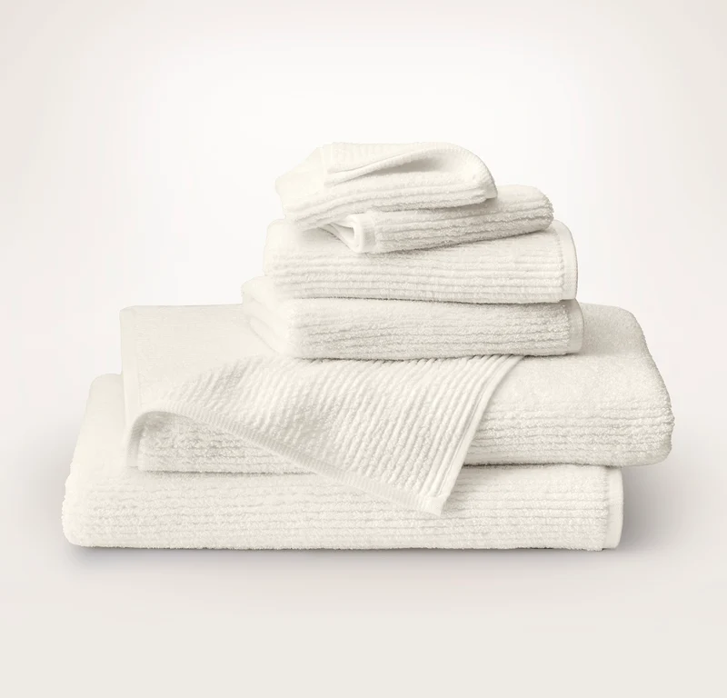 Turkish Ribbed Bath Sheet Set