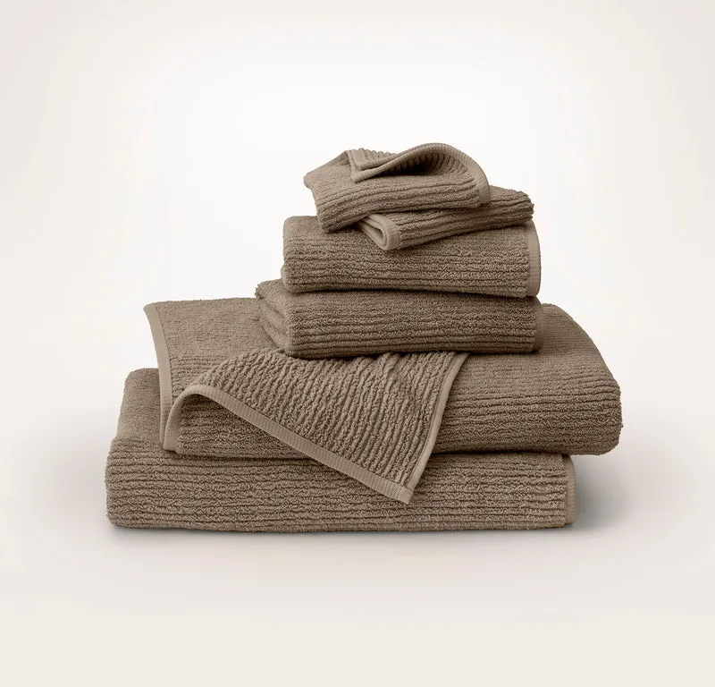 Turkish Ribbed Bath Sheet Set