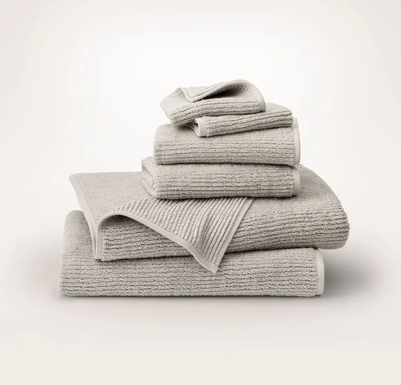 Turkish Ribbed Bath Sheet Set