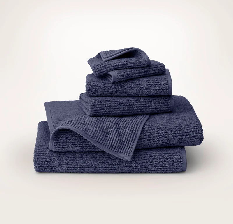 Turkish Ribbed Bath Sheet Set