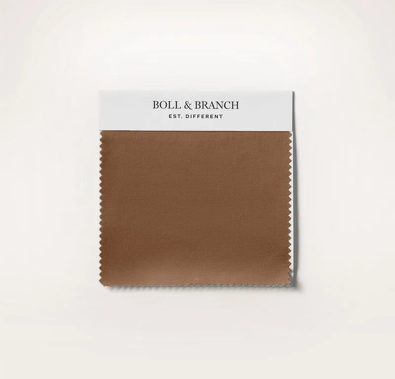 Summit Supima Fabric Swatch - Chestnut