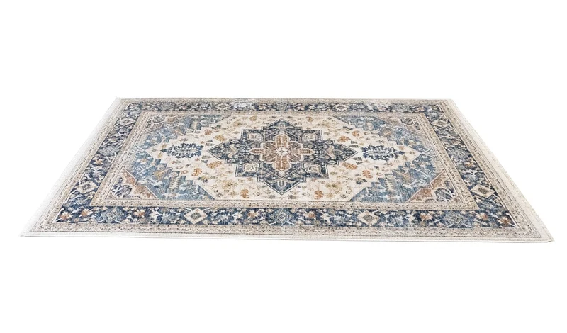 Tappeto Moderno Birjan Blu