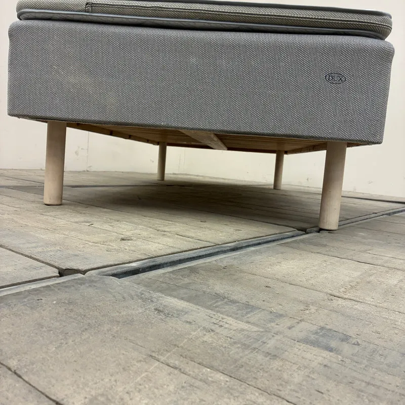 Duxiana Boxspringbett Grau Textil 100x200 Mit Topper Bett Gebraucht