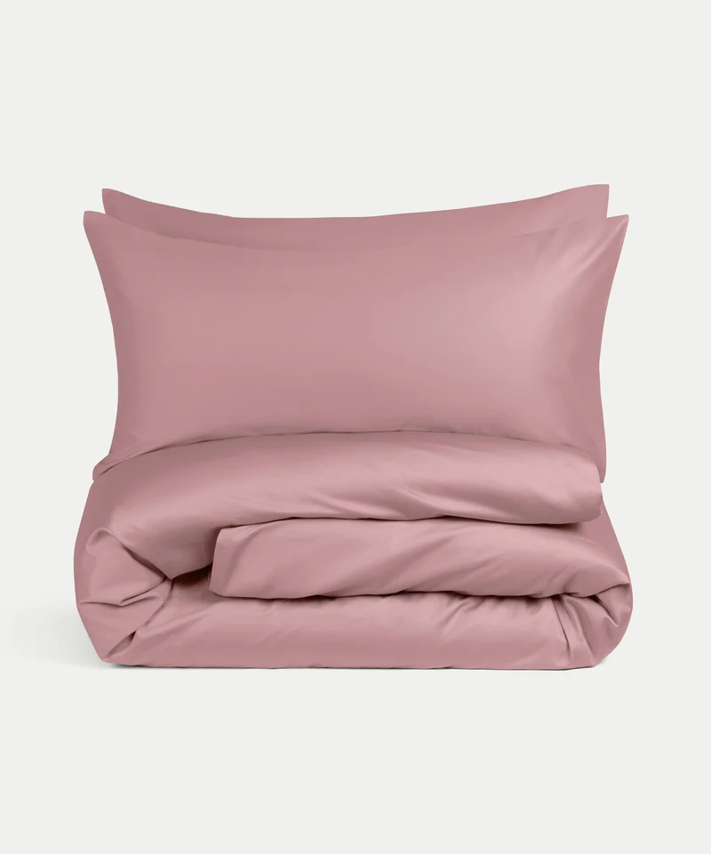 Bettwäsche Set & Spannbettlaken Satin | Blush Pink