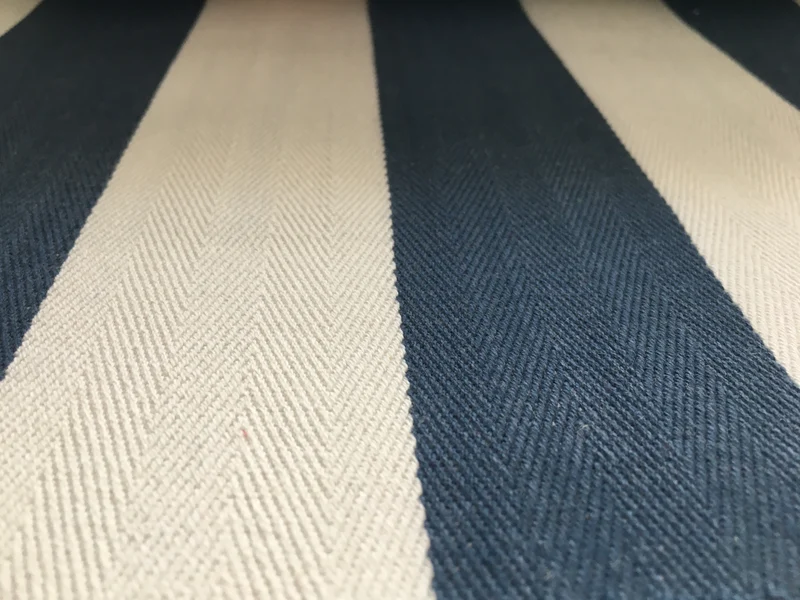 Cotton Stripes - navy & white