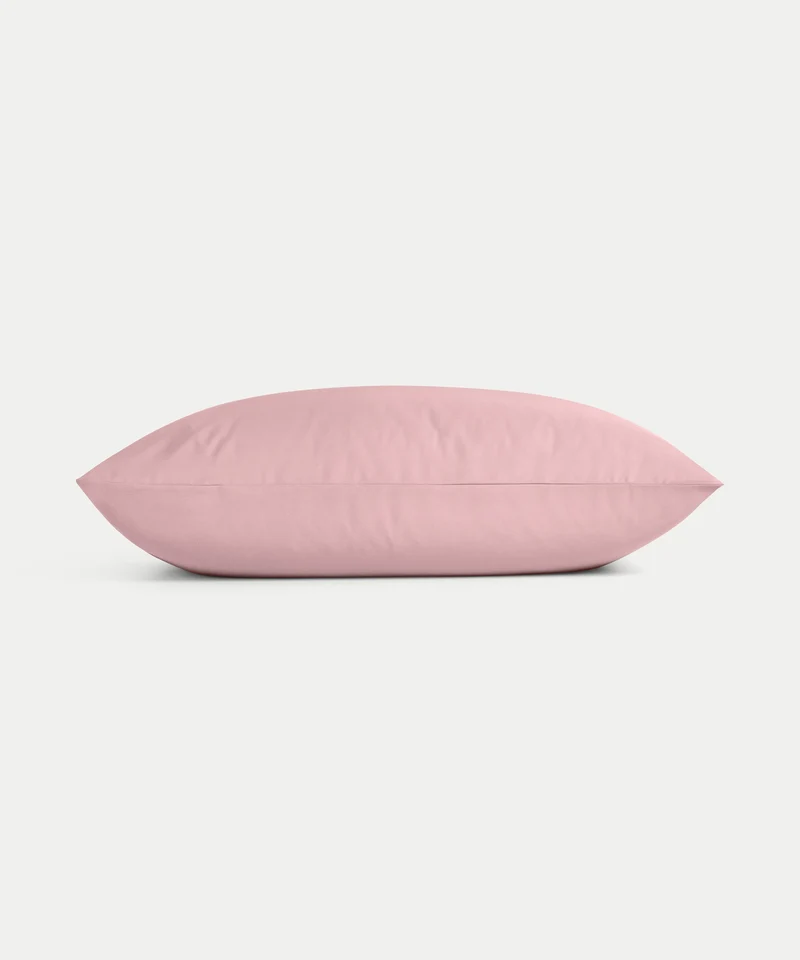2er-Set Kissenbezüge Ägyptische Baumwolle Satin 400 TC | Blush Pink