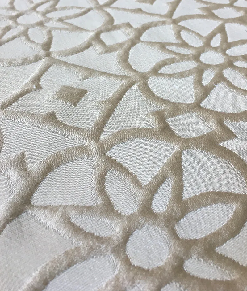 Jacquard Blume - walnuss