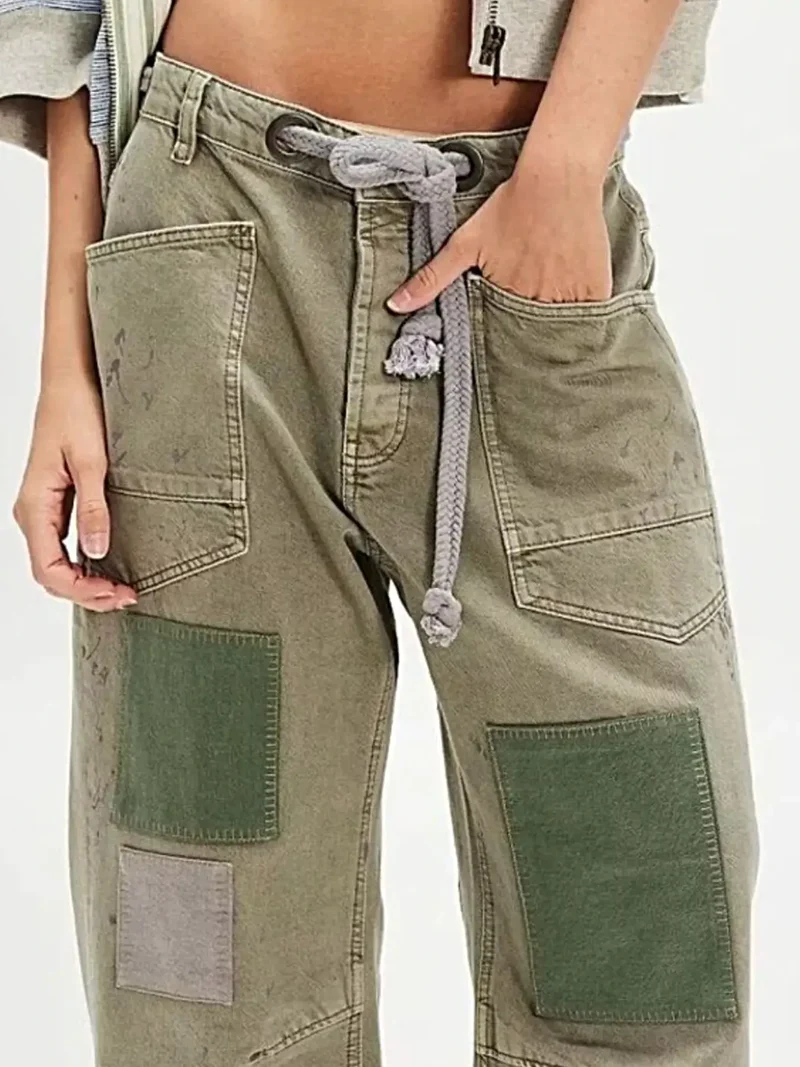 Luxe, gewassen jeans met relaxte pasvorm en zakken – 85% katoen voor ultiem comfort