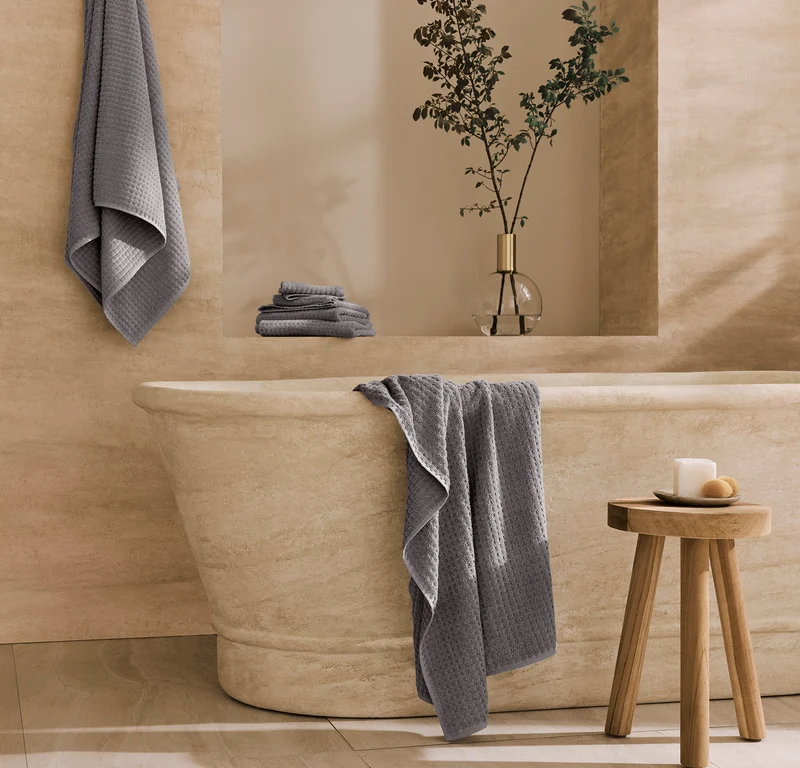 Complete Turkish Waffle Bath Towel Bundle