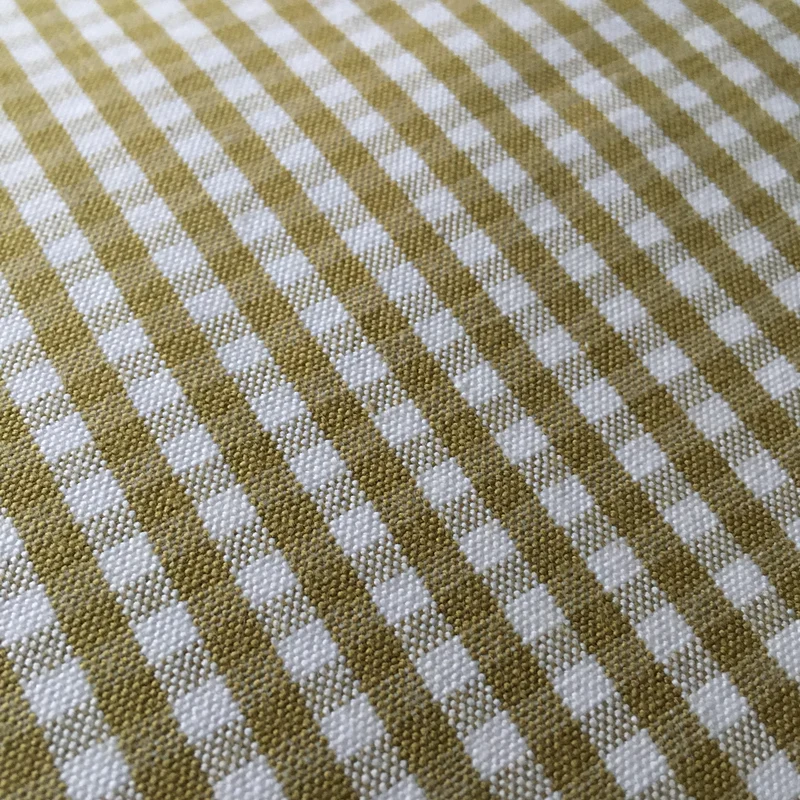 Cotton Check - ochre