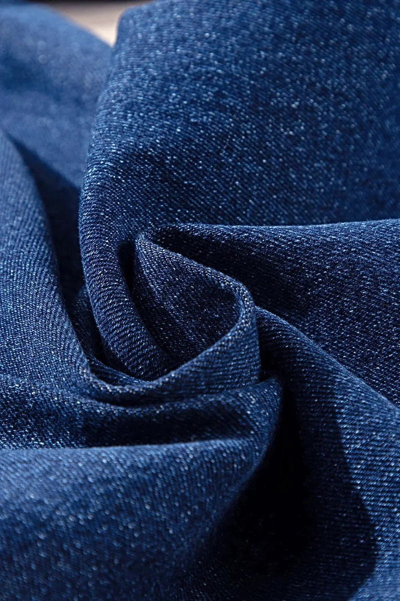 Trendsi damesjeans met rechte pijpen - middelhoge taille, zakken, 72% katoen, geen stretch