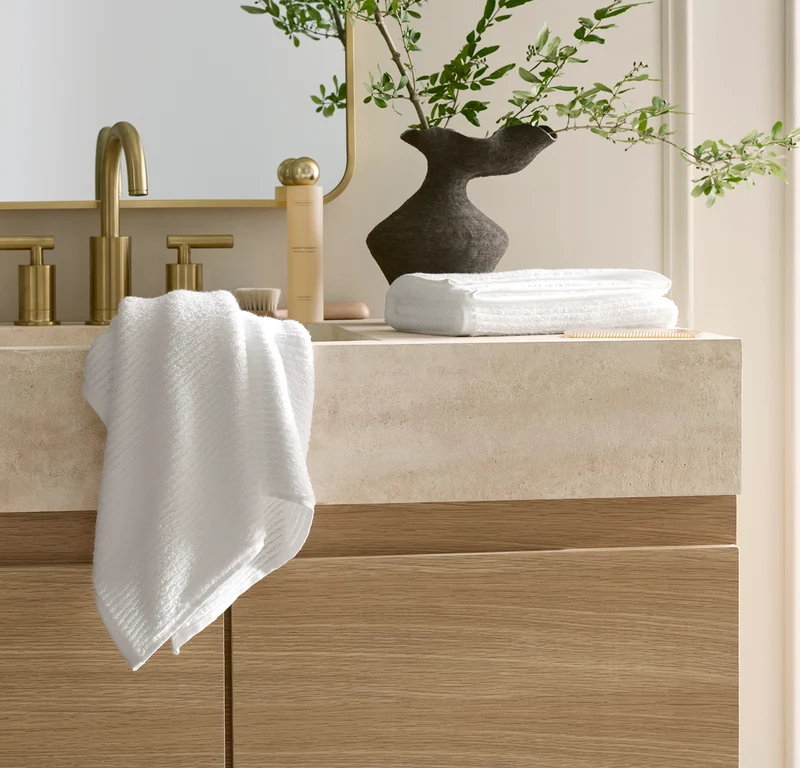 Complete Turkish Ribbed Bath Towel Bundle