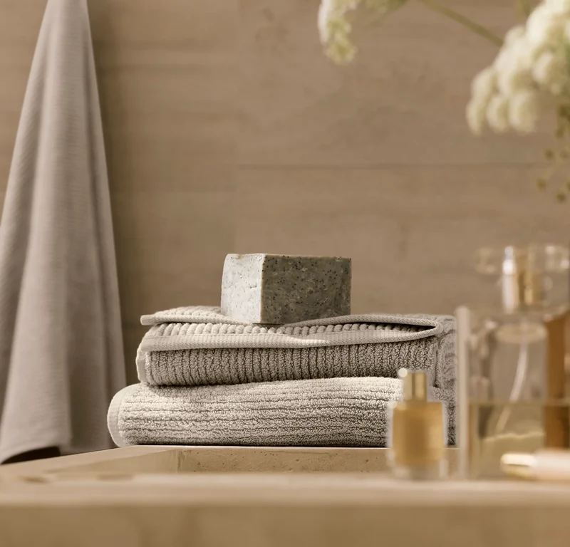 Complete Turkish Ribbed Bath Towel Bundle