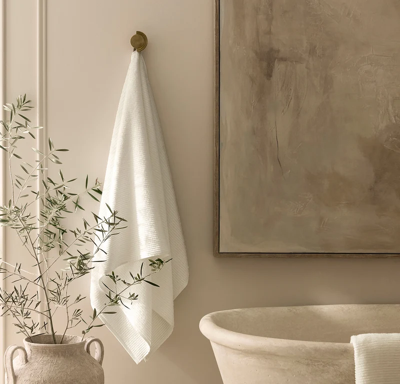 Turkish Ribbed Bath Towel Starter Bundle