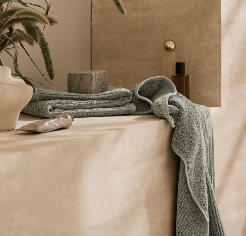Turkish Ribbed Bath Towel Starter Bundle