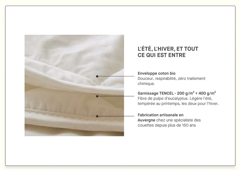 Pack - Reset (Couette, oreiller, diffuseur)