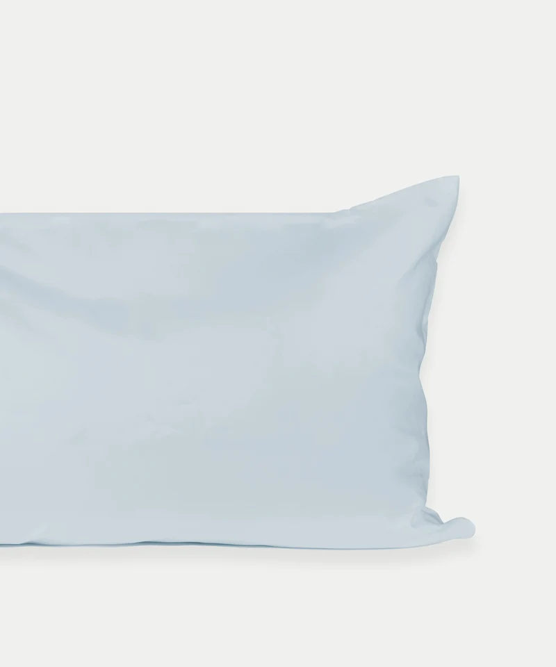 Kissenbezug Ägyptische Baumwolle Satin 400 TC | Pastellblau