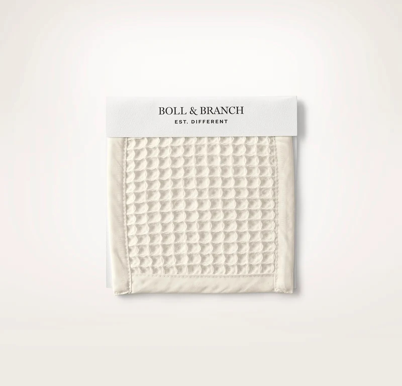 Waffle Fabric Swatch - Cream