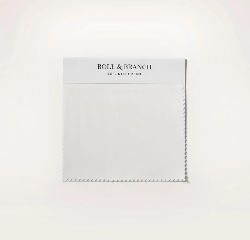 Summit Supima Fabric Swatch - White