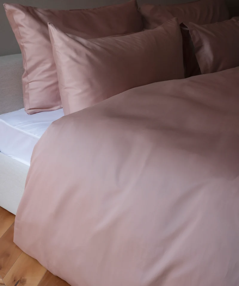 Bettwäsche Set Ägyptische Baumwolle 400TC Satin | Blush Pink
