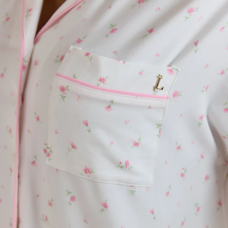 Modal Pyjama Shirt - Bloemenprint