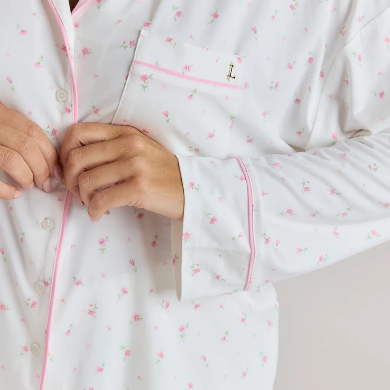 Modal Pyjama Shirt - Bloemenprint