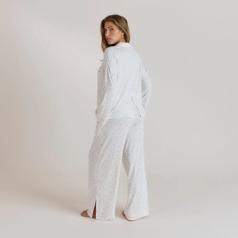Modal Pyjama Broek - Bloemenprint