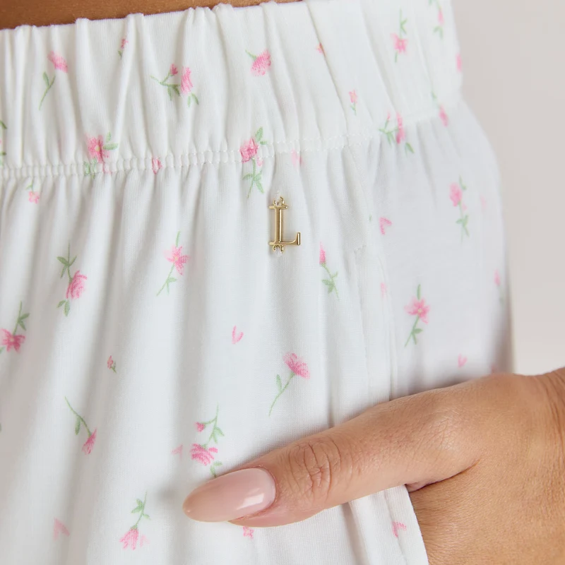 Modal Pyjama Broek - Bloemenprint