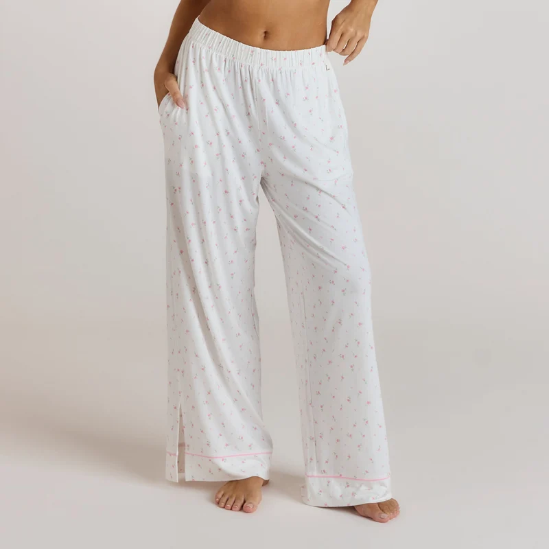 Modal Pyjama Broek - Bloemenprint