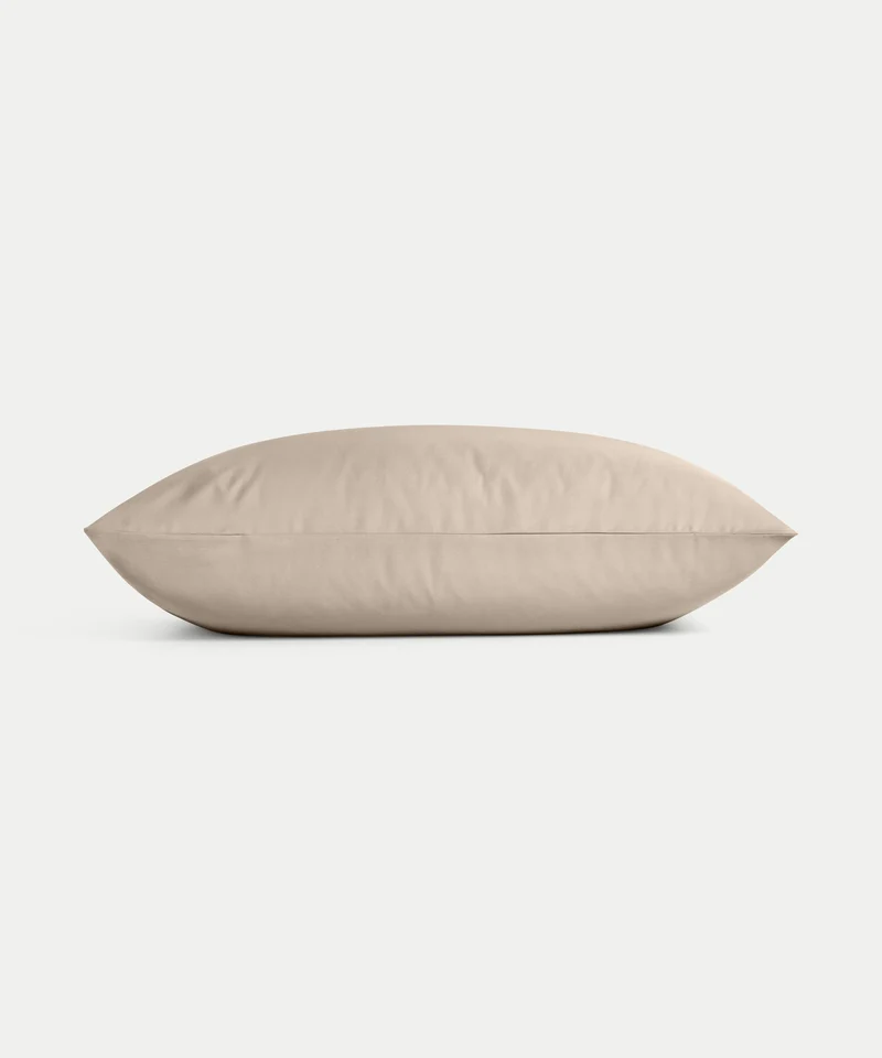 2er-Set Kissenbezüge Ägyptische Baumwolle Satin 400 TC | Champagne