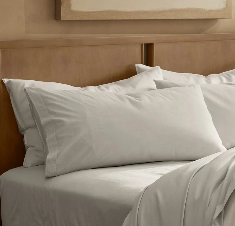 Signature Vintage Washed "No Flat Sheet" Sheet Set
