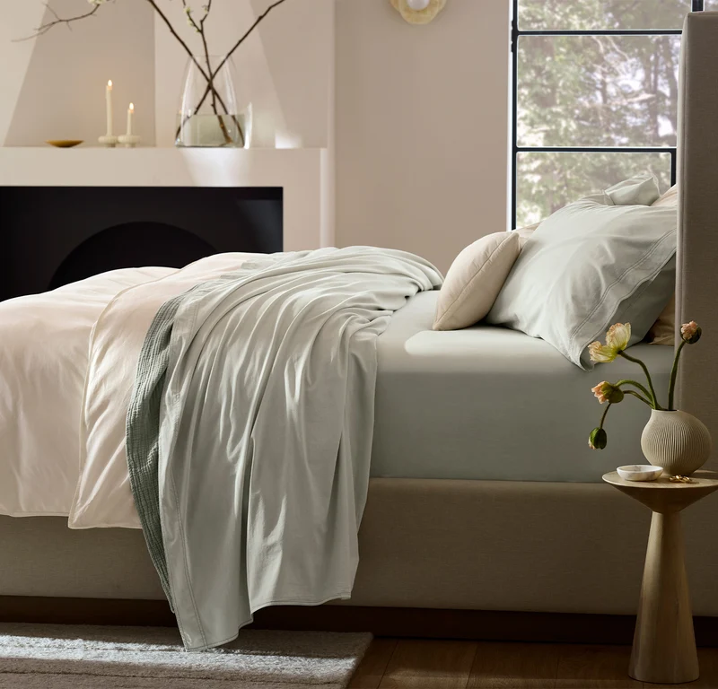 Signature Vintage Washed "No Flat Sheet" Sheet Set