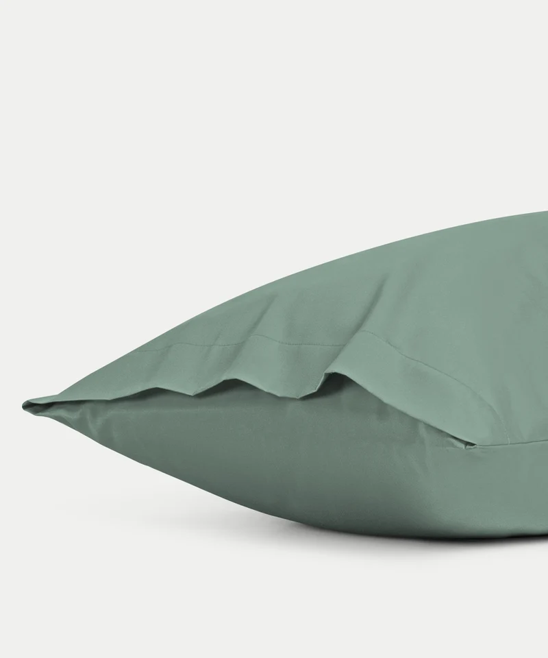 Kissenbezug Ägyptische Baumwolle Satin 400 TC | Sage Green