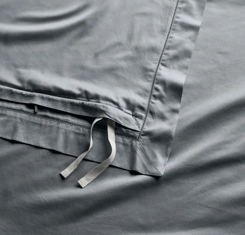 Summit Supima Duvet Set - Bluestone
